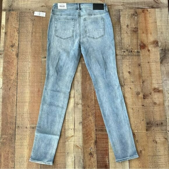 Pacsun Stacked Skinny distressed Jeans blue men's 30x32 - Picture 3 of 9